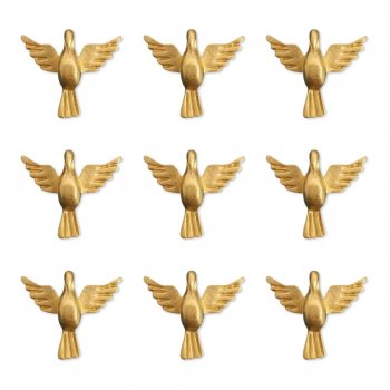 Kit 35 Divinos Dourados lembrancinha batizado (KIT com 35 unidades)
