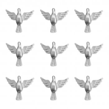 Kit 15 Divinos Epirito Santo Prata (kit com 15 unidades)